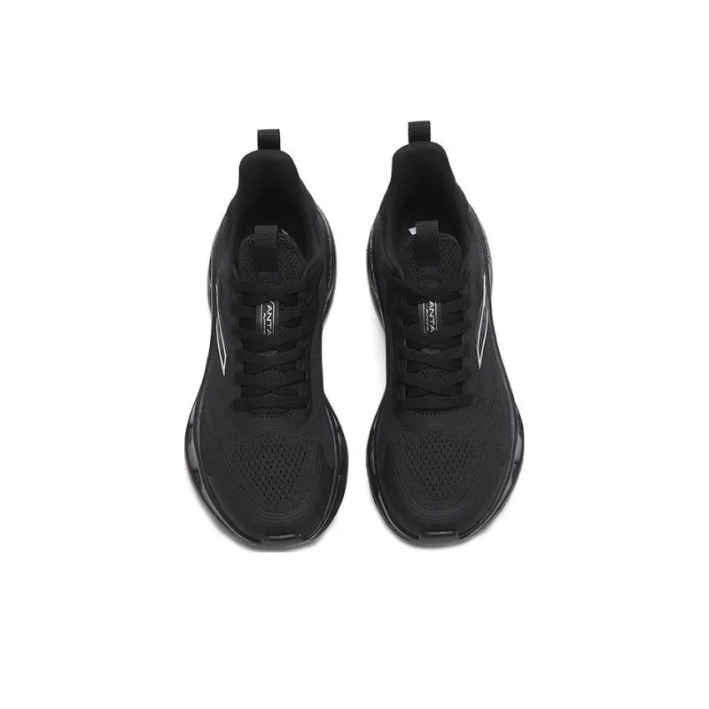 Anta Energy Ring Cushioning Anti-Slip And Wear-Resistant Breathable Rebound Low-Top Running Shoes Men's Black-1