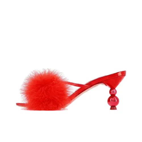 Sophia Webster Slide Slippers Women's Red