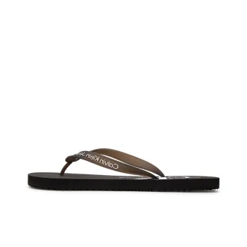 CKJ CALVIN KLEIN JEANS Slip Resistant Flip Flops Men's Black