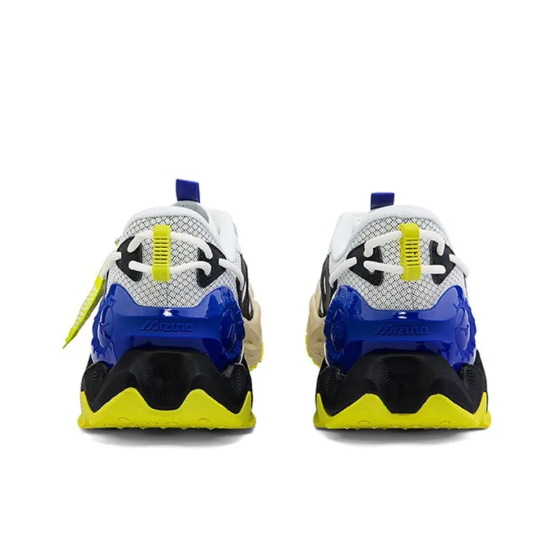 Mizuno KOI 2K Wear-resistant Non-slip And Breathable Low-Top Casual Shoes Unisex White Yellow Black-3