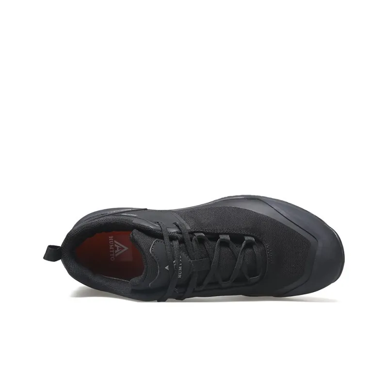 HUMTTO Lightweight Cushioning Anti Slip And Wear Resistant Low Top Outdoor Shoes Black-2