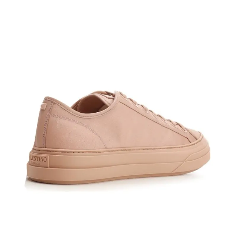 Valentino Garavani Rockstud Lace Up Sneakers-3