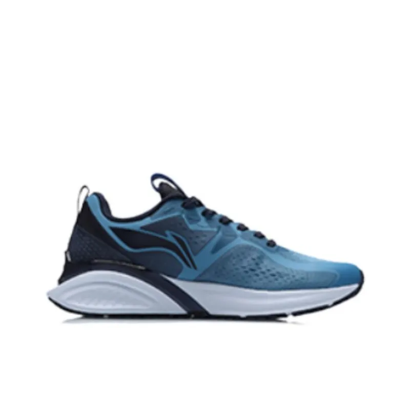LiNing Cushioning Anti Slip And Wear Resistant Low Top Running Shoes Men's Night Blue-1