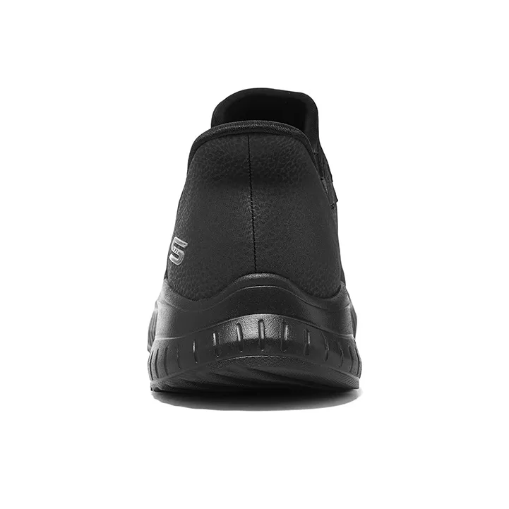 Skechers Hands Free Slip Ins Wear resistant And Lightweight Low Top Casual Shoes Men's Black-4
