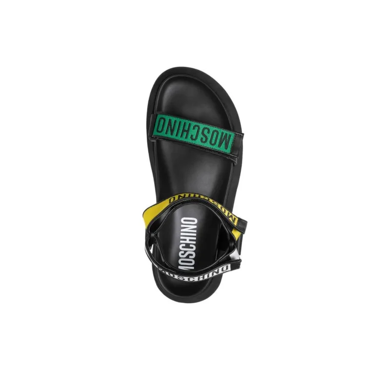 MOSCHINO Strap Sandals Men's Black-2