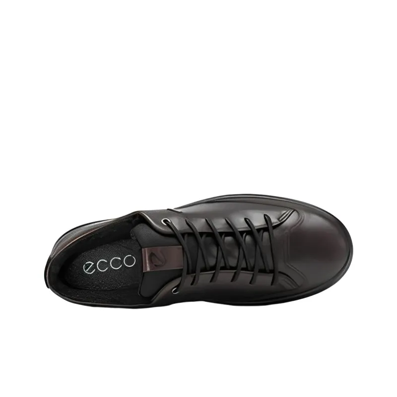 Ecco Soft And Cool Size 7 Stylish Skateboarding Shoes Men's Mocha-2