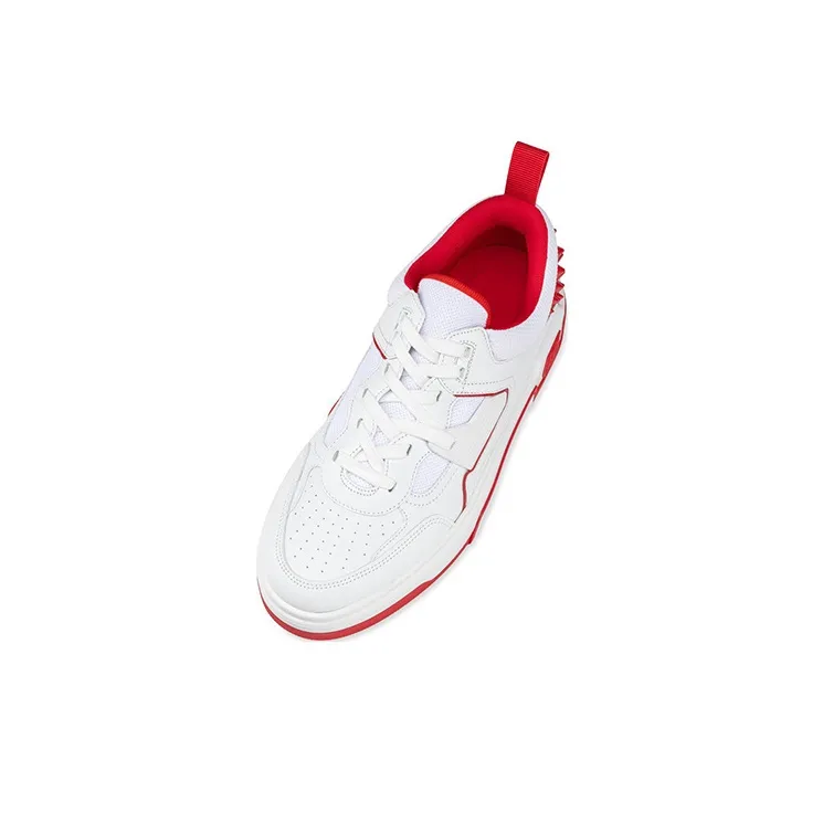 Christian Louboutin Spike Stud Panel Leather Sneakers-2