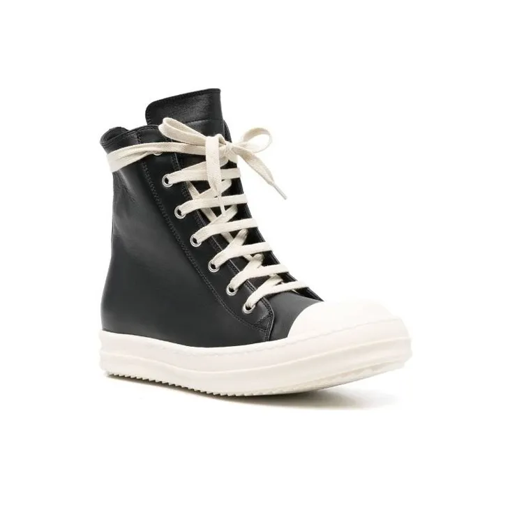 RICK OWENS Rubber-toecap High-top Sneakers-1