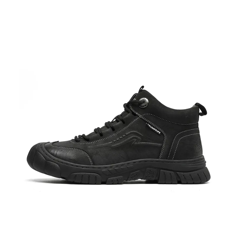 TRUMPPIPE Ankle Boots Men's Black-0