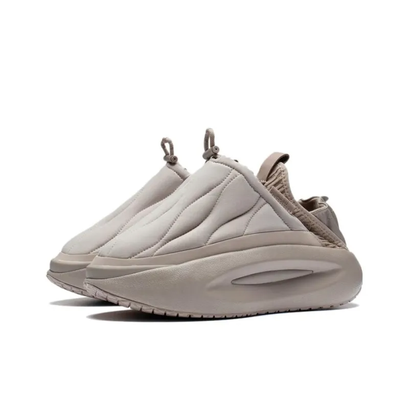 LiNing Cloud Travel Fluffy Cushioned Anti Slip And Wear Resistant Lightweight Low Top Sports Casual Shoes Women's Gray-2