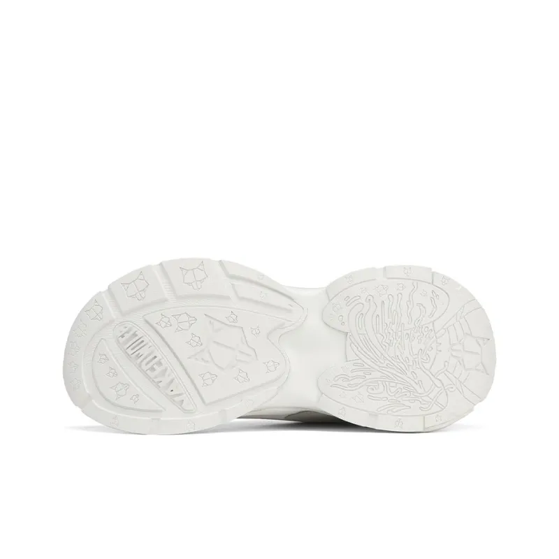 Naked Wolfe Society Low-Top Sports Casual Shoes Women's White Gray-5