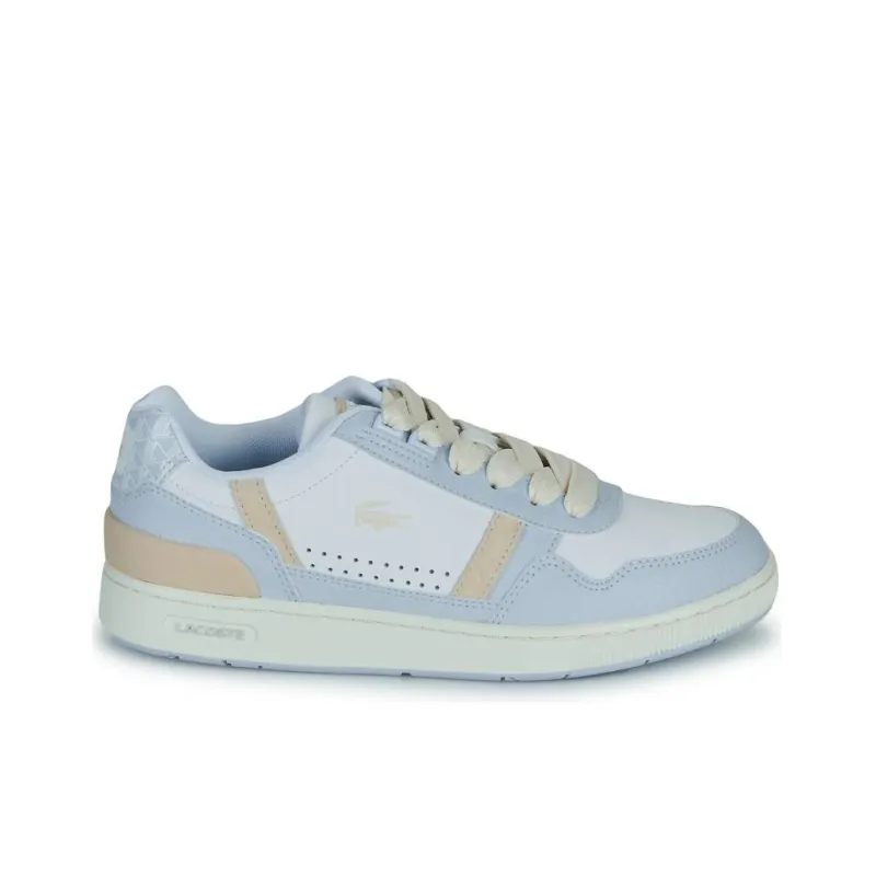 LACOSTE T-Clip Leather Monogram Sneakers-1