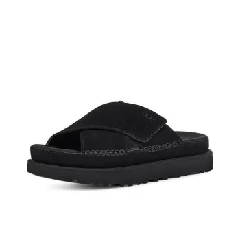 UGG Goldenstar Cross Slide Black Women's