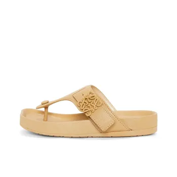LOEWE Ease Toe Post Sandals Concealer Goatskin Women's