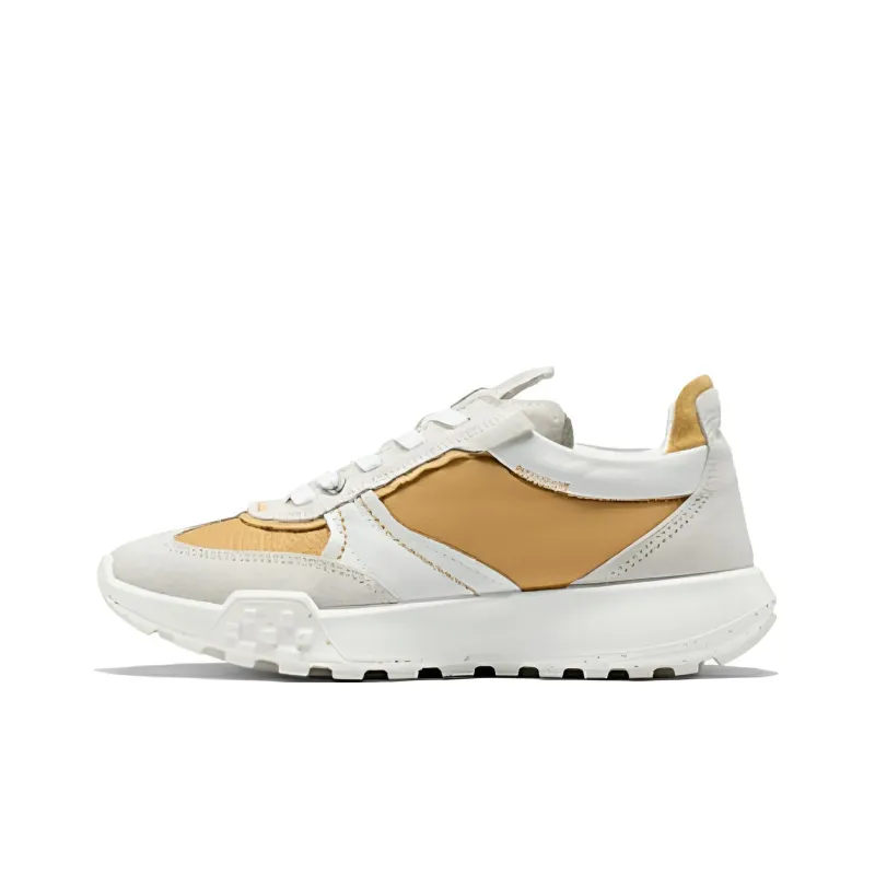 Ecco Low Top Casual Shoes Women's Mustard Yellow-0