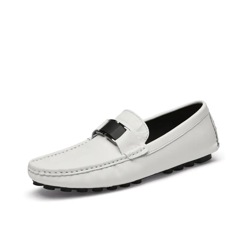 BOLE Gommino Loafers Men Black/White/Blue/Gray-0
