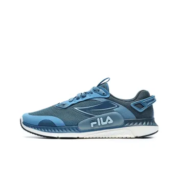 FILA Athletics Cushioning Anti Slip And Wear Resistant Low Top Running Shoes Men's Constant Blue