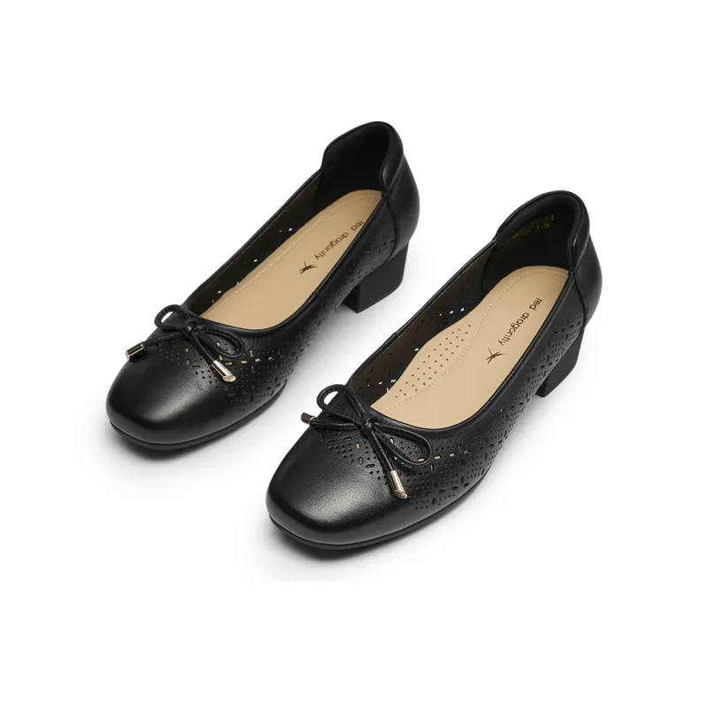 RED DRAGONFLY Slip on Casual Single Shoes 3.3cm Women's-3