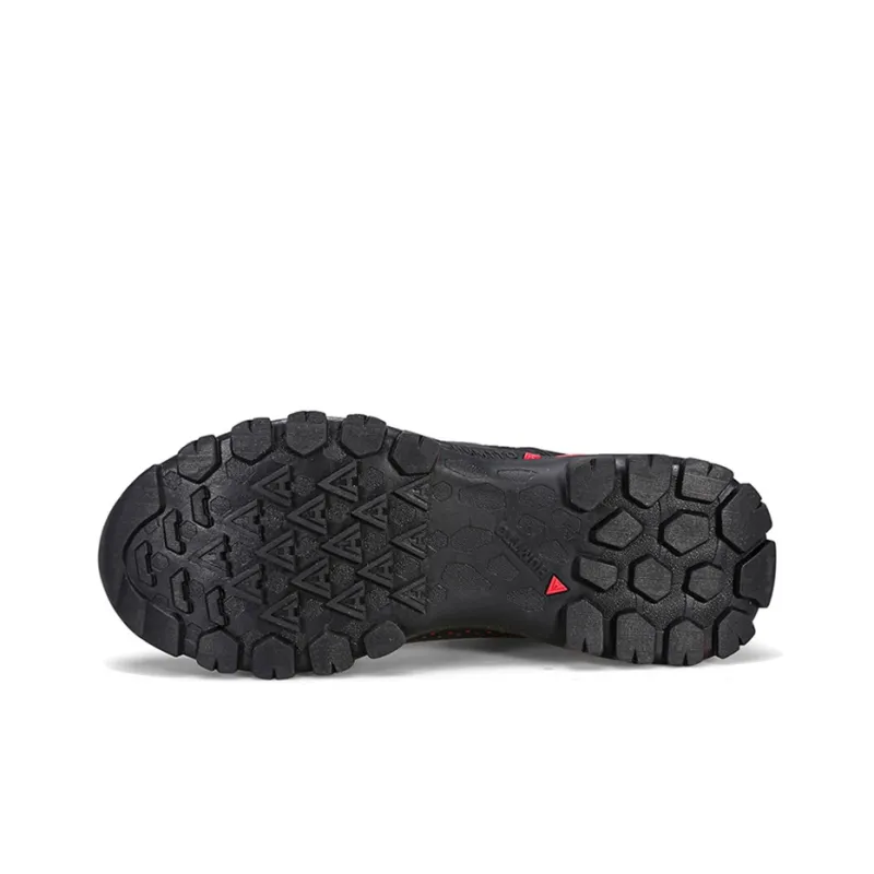 HUMTTO Lightweight, Wear resistant, And Non slip High Top Outdoor Shoes Men's Black-4