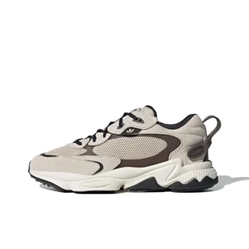 Adidas Originals Ozweego Wear Resistant Low Top Chunky Sneakers Unisex Beige Brown