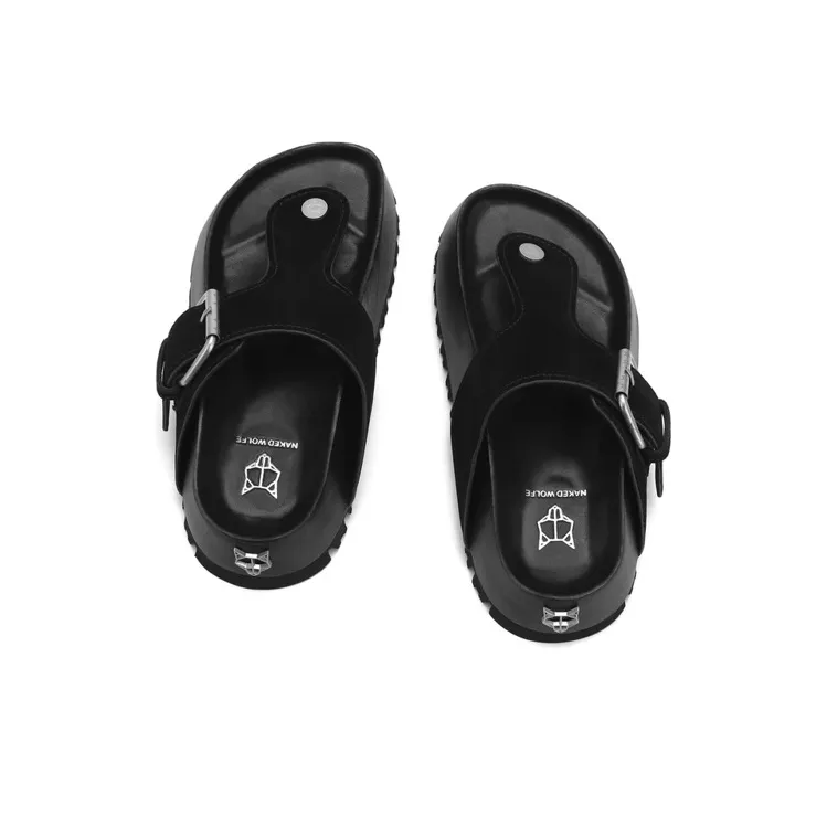Naked Wolfe Vixen Slip-Resistant Flip Flops Women's Black-2