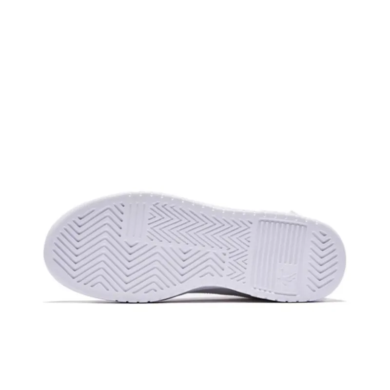 QIAODAN Skateboard Shoes Men High Top White/Black-4