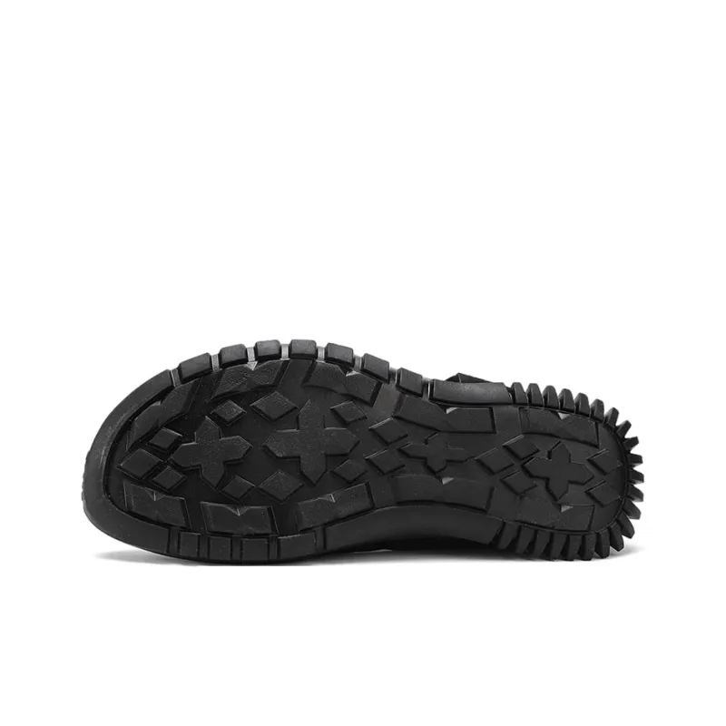 Jeep Breathable And Wear resistant River Trekking Shoes Men's Black-6