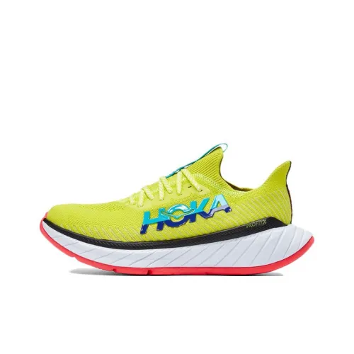 HOKA ONE ONE Running Shoes Women's Low-Top Green/Blue/Black