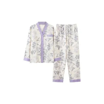 Sleeping Beauty Pajama Set Women's Purple