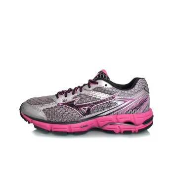 Mizuno Wave Connect 3 Low Tops Wear resistant Gray Pink