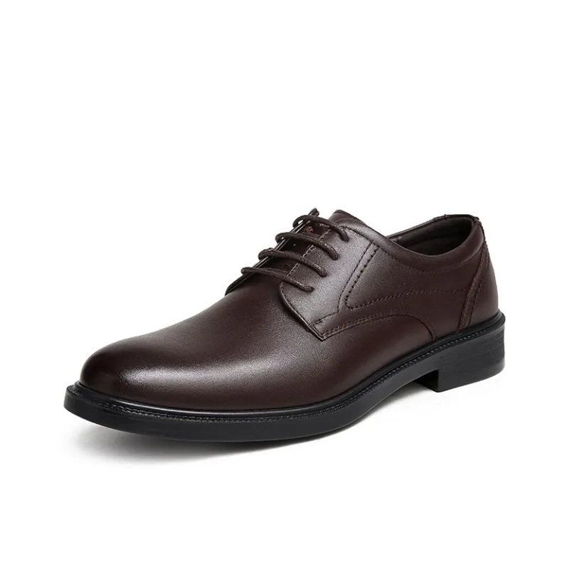 CAMEL Dress Shoes Men Low Top Brown-1