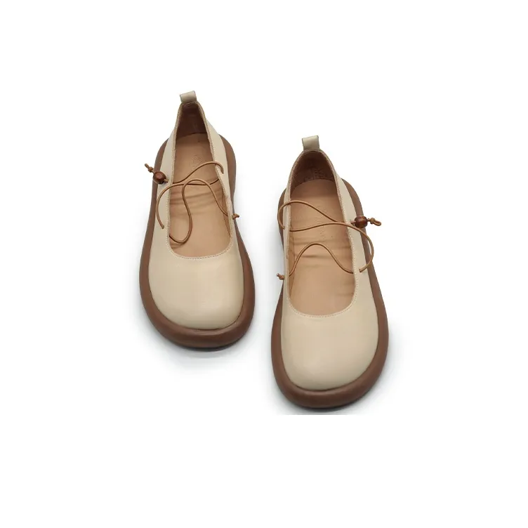 ARTMU Women's Casual Shoes Women's Low Top Camel/Ecru-10