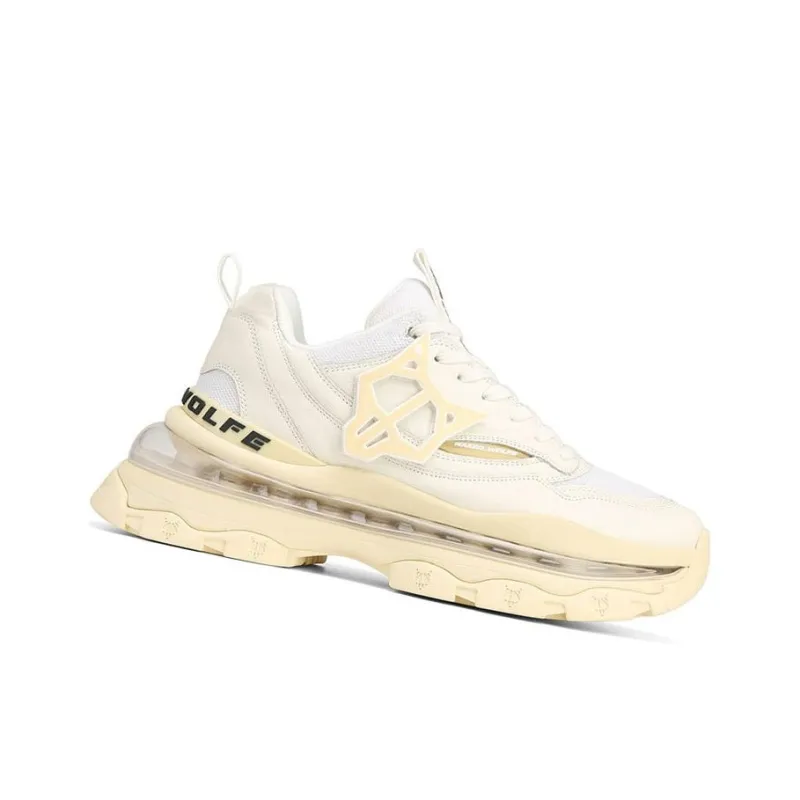 Naked Wolfe Spring Slip Resistant Low Top Sports Casual Shoes Men's Ecru-3