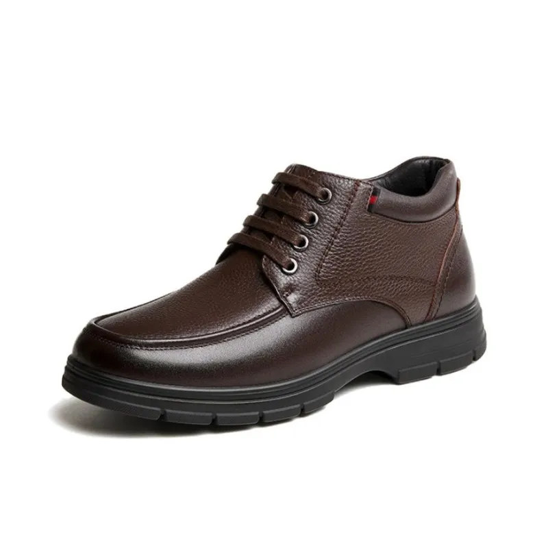 CAMEL Dress Shoes Men Low Top Black/Brown-2