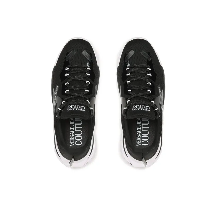 VERSACE JEANS Couture Panelled Lace-up Sneakers-3