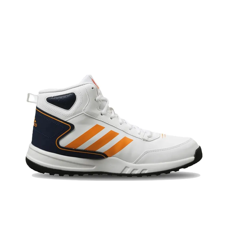 Adidas ExcelCourt Excelcourt Wear-Resistant Slip-Resistant Mid-Top Running Shoes Men's White Blue-1
