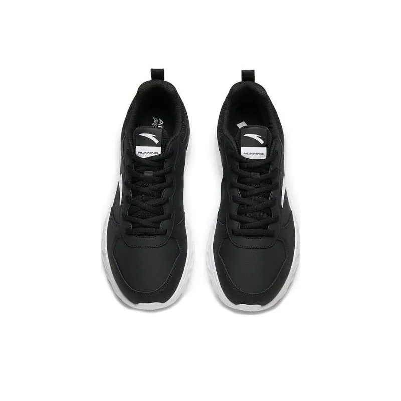 Anta Cushioning Anti Slip And Wear Resistant Rebound Low Top Running Shoes Men's Black-2