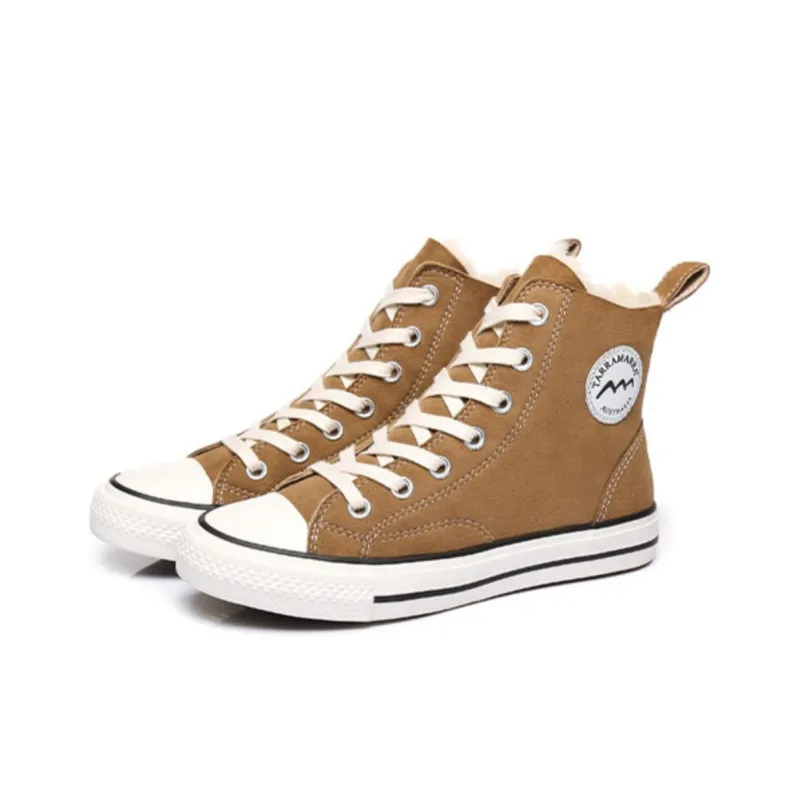 TARRAMARRA Anti-Slip Wear-Resistant High-Top Skateboard Shoes Women's-10