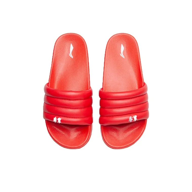 LiNing Quiet Abrasion Resistant Slide Slippers Unisex-3