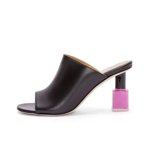 LOEWE Women's Nail Polish Mule 'Black'