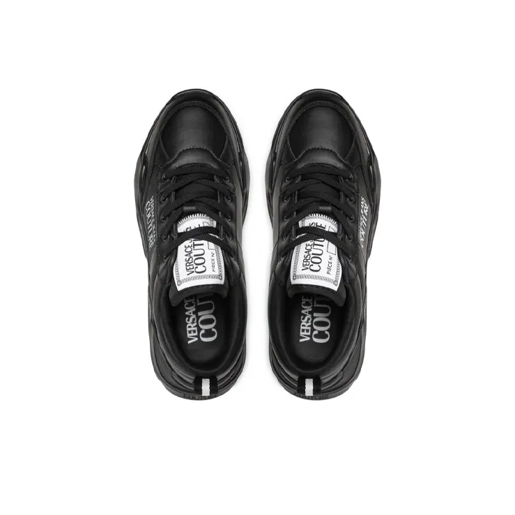 VERSACE JEANS COUTURE Low Top Casual Shoes Men's Black-2