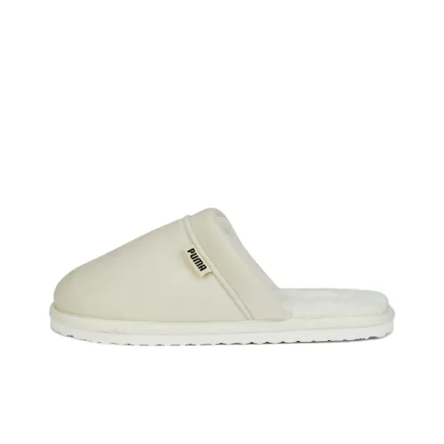 PUMA Fluff Mule Slide Slippers Women's White