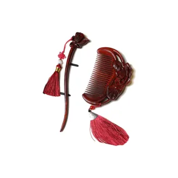 Finger Carpenter Red Rosewood Hairpins Women's