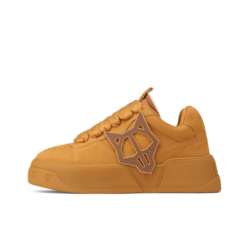 Naked Wolfe Kosa Slip Resistant Low Top Stylish Skateboarding Shoes Men's Brown-1