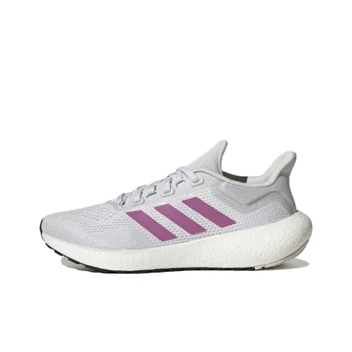 Adidas Pureboost 22 Running Shoes Women's Low-Top Gray/Purple