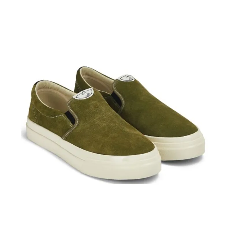 Stepney Workers Club Lister Stylish Skateboarding Shoes Men's Army Green-2