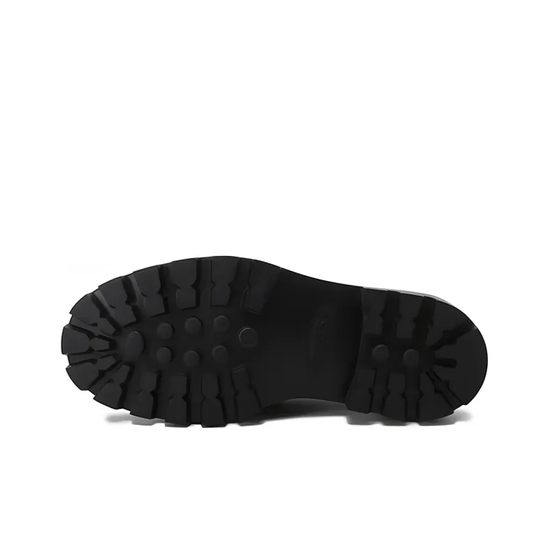 TOD'S Logo plaque Leather Loafers Women's-5