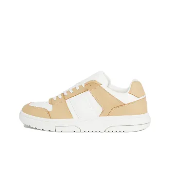 Tommy Hilfiger Abrasion Resistant Low Top Skateboard Shoes Men's White Yellow