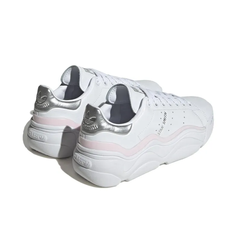 Stan Smith Women's Adidas Originals Millencon 'White Clear Pink Silver'-3