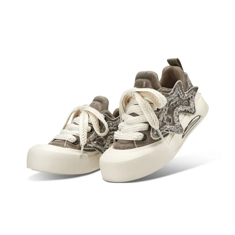 PMT Anti-Slip And Wear-Resistant Lightweight Height Increasing Low-Top Skateboard Shoes Men's-8